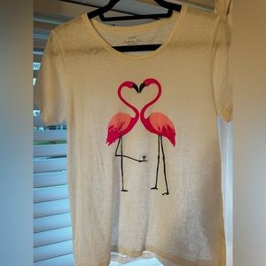 White JCrew Engaged T-Shirt